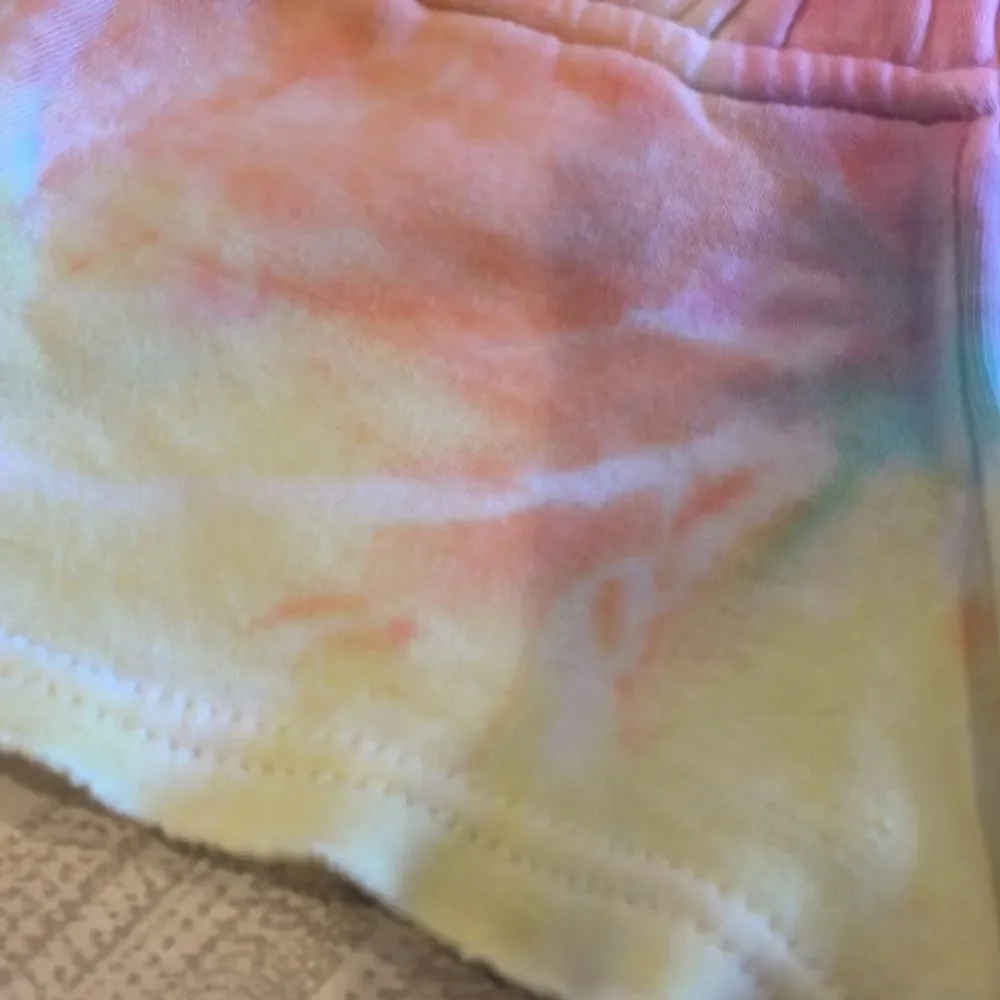Vintage Havana Girls Rainbow Tie Dye Sweat Shorts